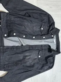 ブラックデニムジャケット Lサイズ