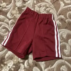 体操服　ショートパンツ　エンジ