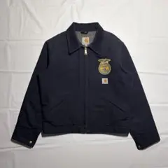 Carhartt FFA カーハートデトロイトジャケットM 希少】カーハート FFA デトロイトジャケット M フェードネイビー USA製