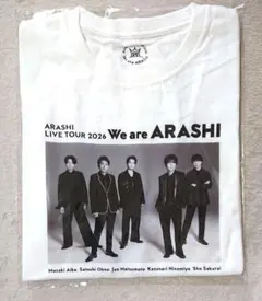 嵐 We are ARASHI 2026 Tシャツ　グッズ　アラシ 嵐 We are ARASHI 2026 Tシャツ - メルカリ