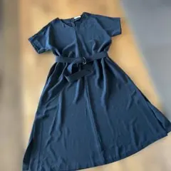 極美品✨ ebure エブール コットンダブルブークレノースリーブ 