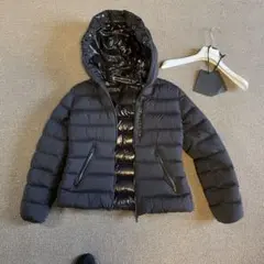MONCLER フード付きダウンジャケット ブラック