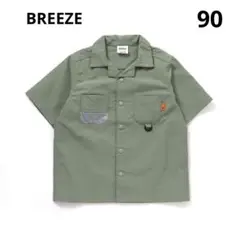 ブリーズ　90 アウトドアシャツ　エフオーキッズ　撥水加工　男の子