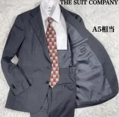 THE SUIT COMPANY チェック柄ビジネススーツ A5相当