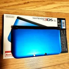 【動作品】ニンテンドー3dsLL ブルー ブラック 箱付き 欠品あり