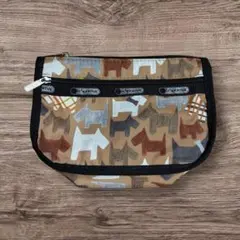 LeSportsac 犬柄 ポーチ レスポートサック
