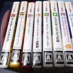 ニンテンドー3DSソフトセット マリオカート、どうぶつの森など8本セット