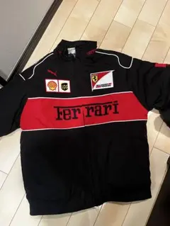 ヨ*ラ様 Ferrari レーシングジャケット 中綿 ブルゾン - メルカリ