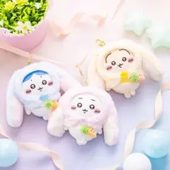 台湾限定 ちいかわ ロップイヤーなマスコット ハチワレ&うさぎ 2点