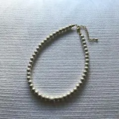 ネックレス コットンパール キナリ ゴールド 結婚式 ハンドメイド