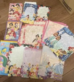 ディズニープリンセス 便箋、封筒セット