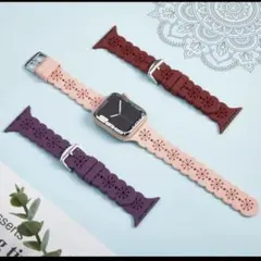 Bandiction/コンパチブル/AppleWatch/バンド3枚入