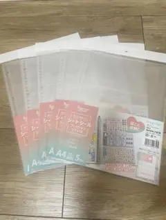 シートシールコレクションリフィール　A4 5枚入　5セット