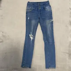 INGNI ダメージデニム Sサイズ ブルー