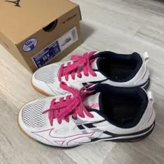 ミズノMizuno WAVEKAISERBURG 22.5cm卓球シューズ靴
