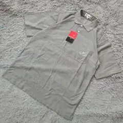 g025 Pierre Cardin ピエールカルダン【L】グレー ポロシャツ