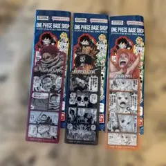 ONE PIECE BASE SHOP ブックマークコレクション3枚セット - メルカリ
