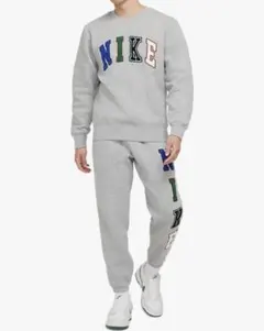 【美品】NIKE スウェット セットアップ グレー