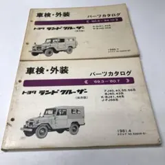 19281210 トヨタ ランドクルーザー70 ランクル70 パーツカタログ 19281210 トヨタ ランドクルーザー70 ランクル70 パーツカタログ