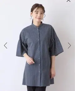 美品＊レリアン ビアンカランチア イタリア製 綿 シルク シアー 