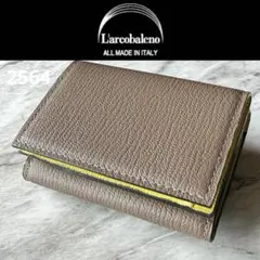 財布 レディース レザー やぎ革 L'arcobaleno ラルコバレーノ 本革