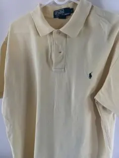 田*ん様 Polo by Ralph Lauren クリーム色ポロシャツ Lサイ