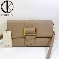 2155新品タグ付 D.KELLY 2way ショルダーバッグ クラッチ 定1万