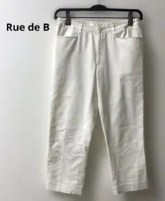 ロートレアモン Rue de Bクロップドパンツ ホワイトレディース