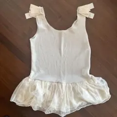 ウィルセレクション　裾チュール　リボン付きキャミソール