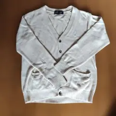 EAST BOY ベージュ Vネックカーディガン