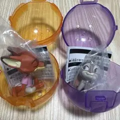 ズートピア2 肩ズンFig ガチャガチャ　カプセルトイ　ニック　ジュディ