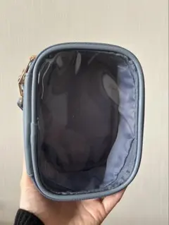 ぬいぐるみポーチ　ブルー