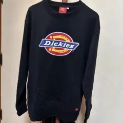 Dickies ブラック クルーネック トレーナー Lサイズ
