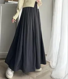 新品classicalelfフレアロングスカート ブラック