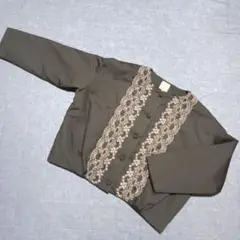 SamansaMos2 サマンサモスモス SM2 アウター 刺繍 ブラック