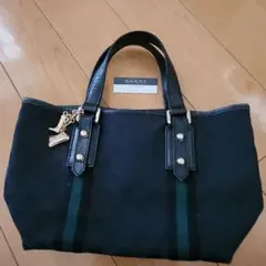 GUCCI 黒 ストライプ バッグのサムネイル