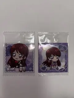 アイカツ シールウエハース 2 紫吹蘭 2枚 セット