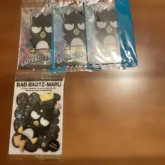 【匿名配送】サンリオキャラクターズウエハース バッドばつ丸４枚セット