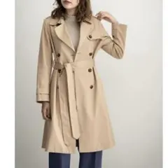 アーバンリサーチ ロッソ　リボントレンチコート　M 日本製　ベージュ