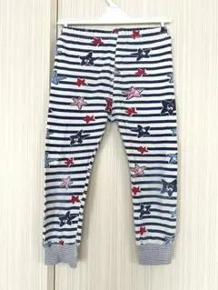 ストライプ柄 星ボトムス