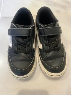 Vans ブラック ホワイト スニーカー　18㎝　キッズ