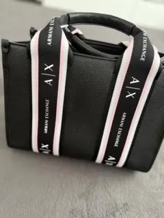 Armani Exchange ミニトートバッグ 黒　一回のみ使用