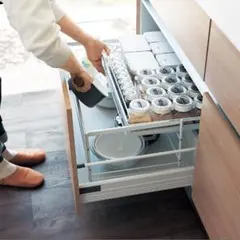 新品未使用/ベルメゾン キッチン引き出し用スライドラック ＜幅67cm＞のサムネイル