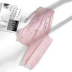 新品 匿名 レディース スポーツパンツ ジョガータイプ接触冷感ウエストゴムXL位