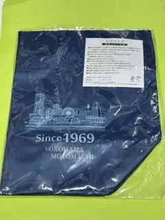 POMPADOUR 横浜元町デザインエコバッグ ネイビー