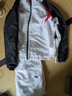 Mizuno ウォームアップウェア ホワイト/ブラック