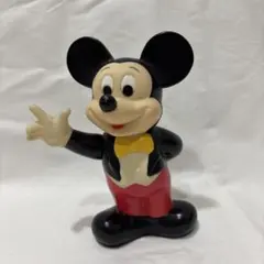 ヴィンテージ　ミッキーマウス　ソフビ貯金箱