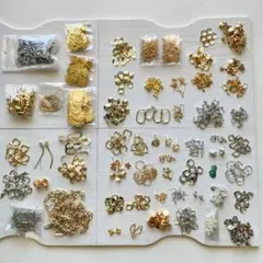 ハンドメイドパーツ、まとめ売り、大量、ピアス金具、イヤリング金具
