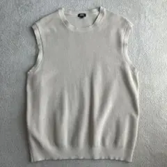 UNIQLO ベージュ ノースリーブ ベスト M