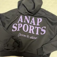 ANAP SPORTS パーカー ブラック